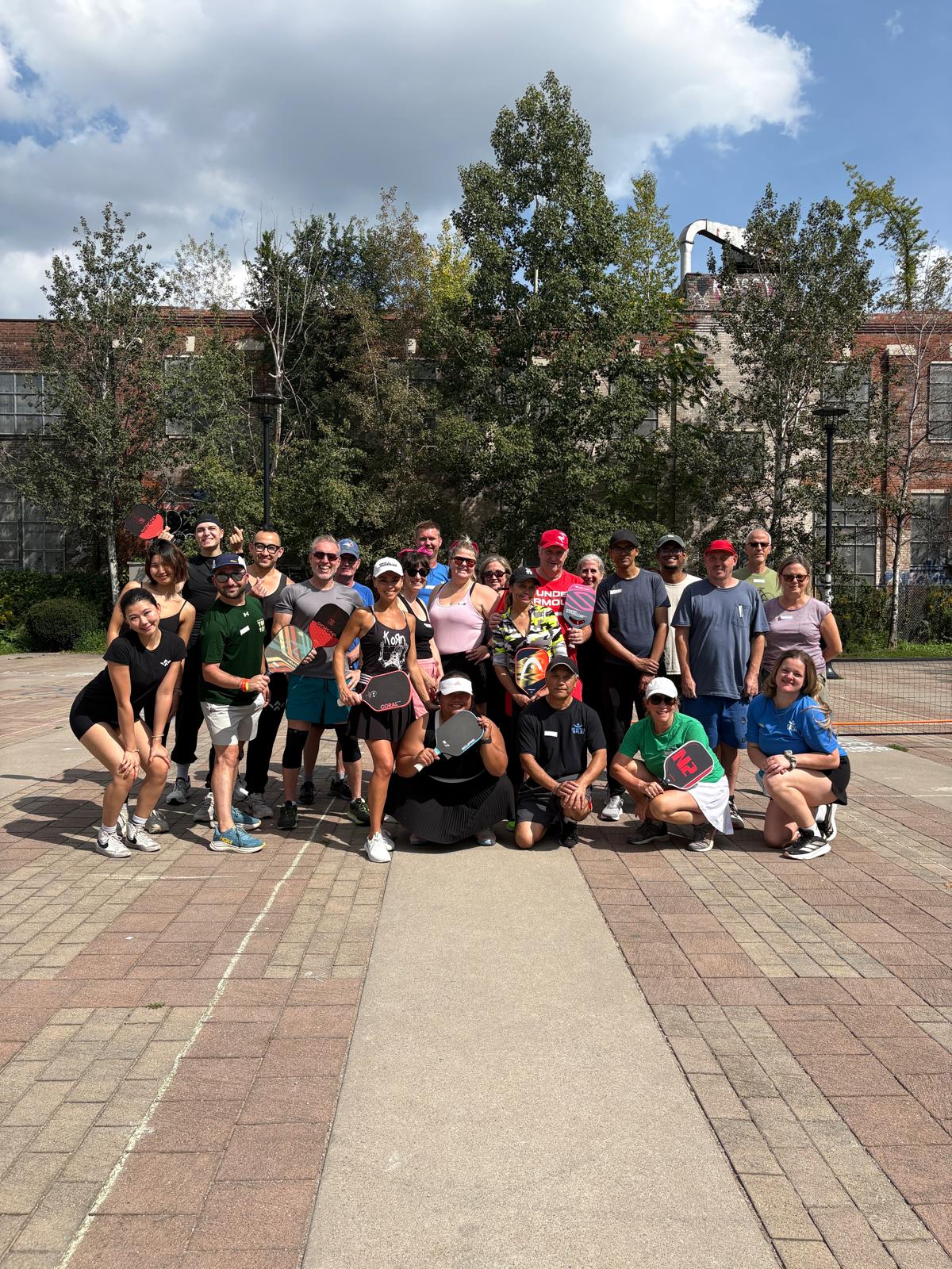 Group photo of the players who took part in the 2026 GANP Pickleball Tournament